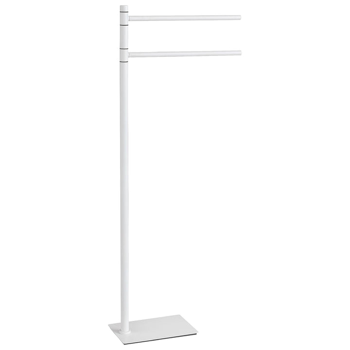 Gedy TRILLY Handtuchständer mit 2 Armen, Mattweiss, Edelstahl, 14 x 34 x 83,5 cm 14x34x83,5 cm Mattw