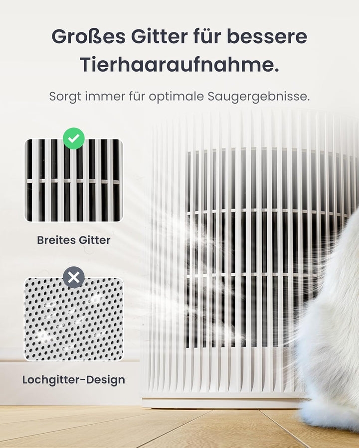 SwitchBot Luftreiniger mit App-Steuerung und Nachtlicht, CADR 400m³/h bis zu 83㎡ Zimmer, HEPA-Filter