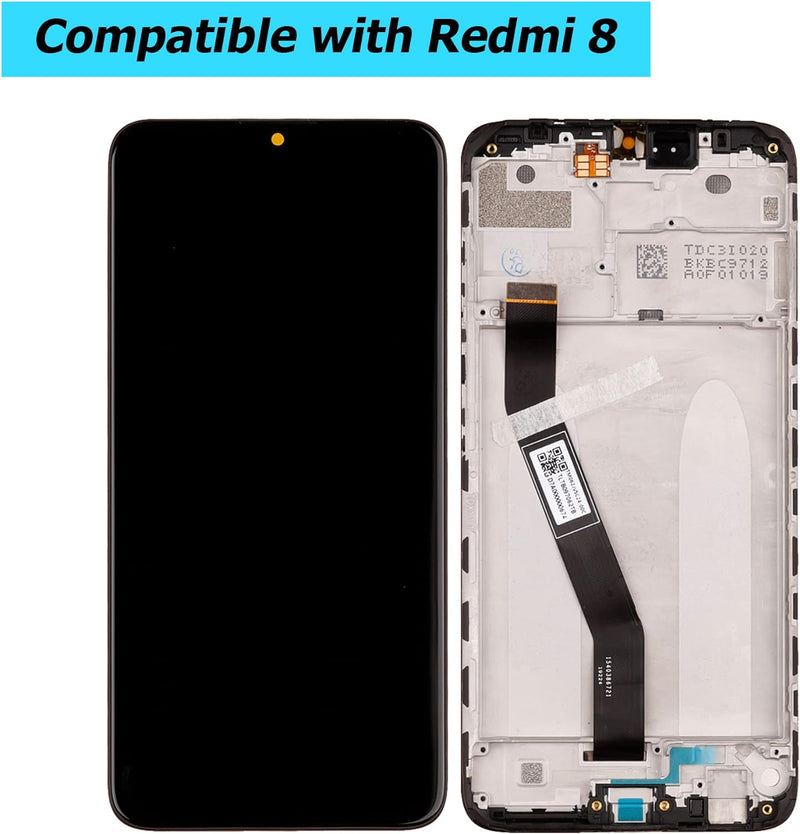 Vvsialeek LCD Display Kompatibel Für Mi Redmi 8 M1908C3IC MI Redmi 8A MZB8458IN Rahmen LCD Touch Scr