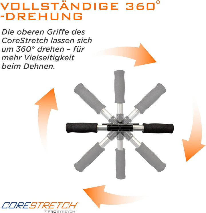ProStretch CoreStretch – Verstellbares Dehngerät für Rücken, Schultern & Beine | Unterstützt Bewegli