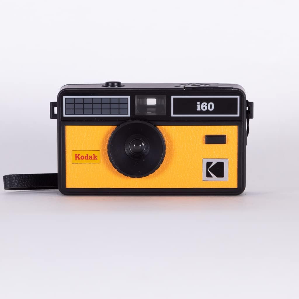 Kodak i60 Wiederverwendbare 35-mm-Filmkamera – Retro-Stil, fokussierfrei, integrierter Blitz, Drücke