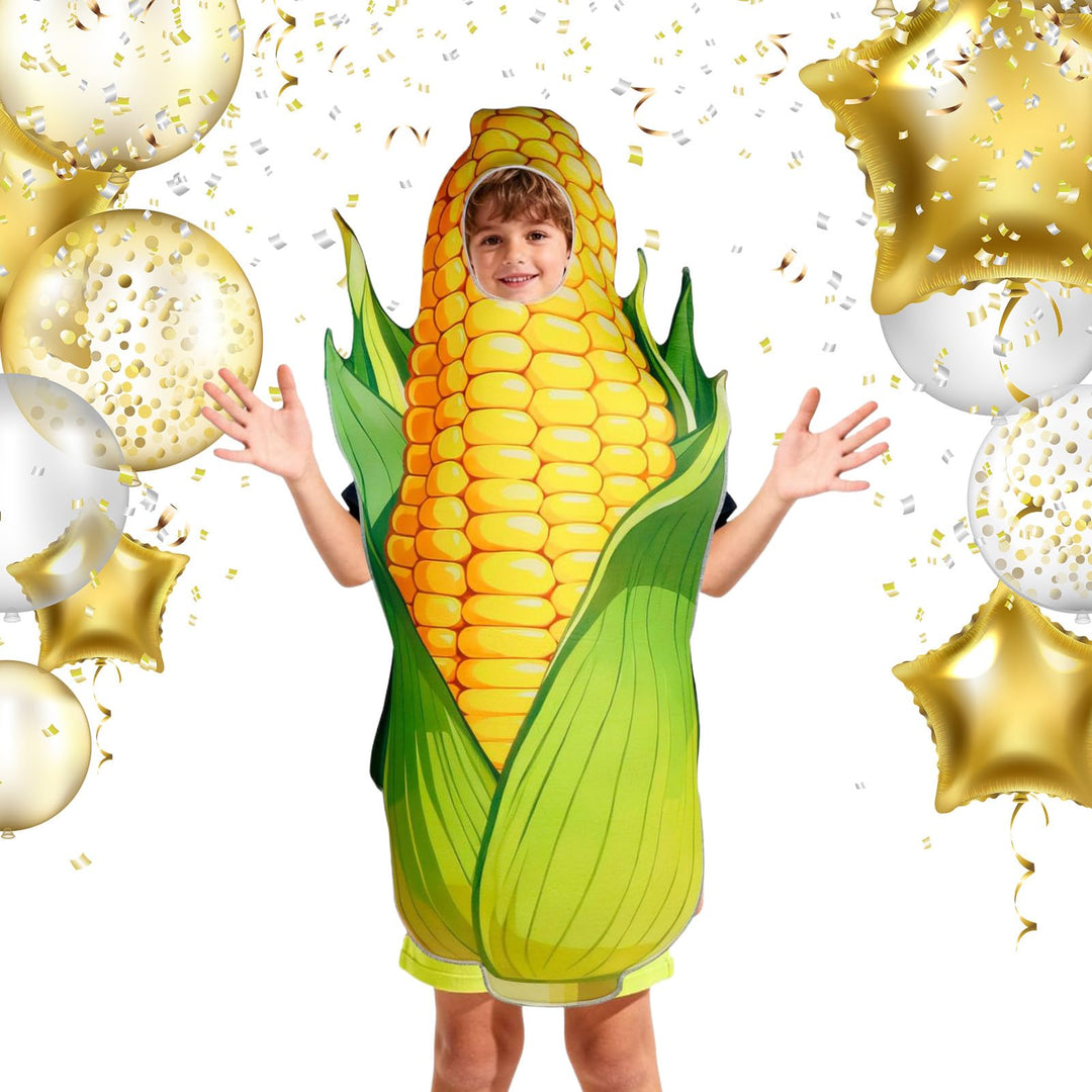 Manolyee Maiskolben-Kostüm - Cosplay-Kostüm,Lebensmittel-Verkleidung | für Party, Karneval, Fasching
