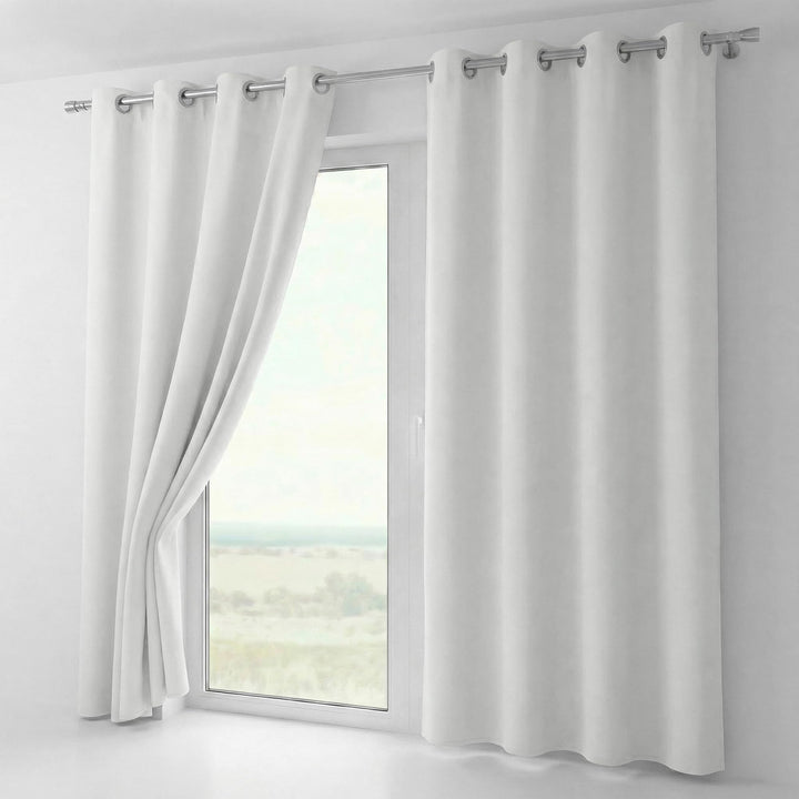 BEAUTEX Verdunkelungsgardine mit Ösen, Blackout Ösenschal Blickdicht abdunkelnd, Grösse und Farbe wä