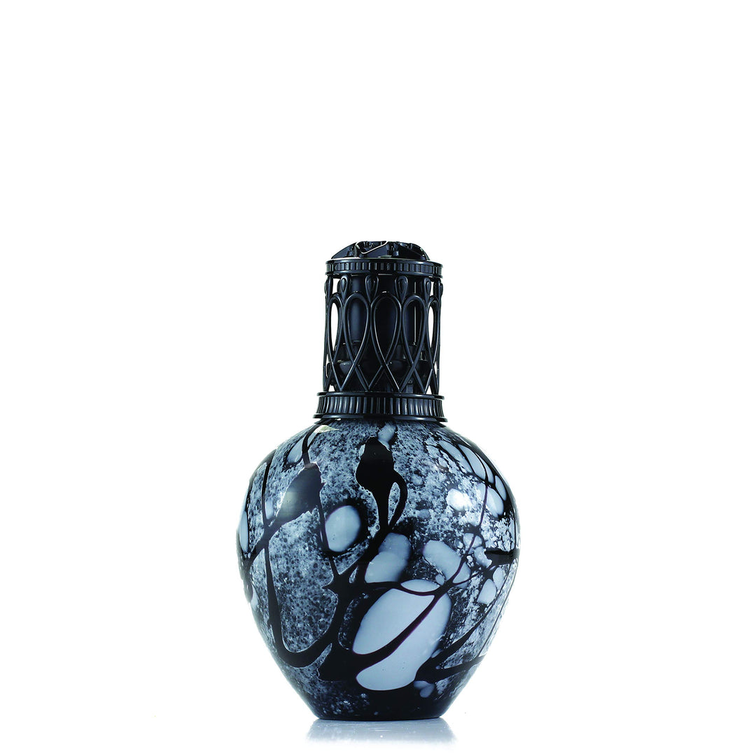 Ashleigh & Burwood Duftlampe Black Marble 16 cm hoch