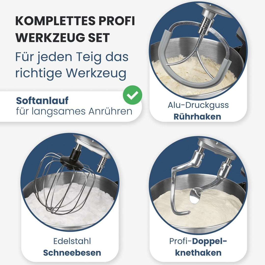 ProfiCook® Küchenmaschine | 2000W | 11L | 12 Stufen | PC KM 1338