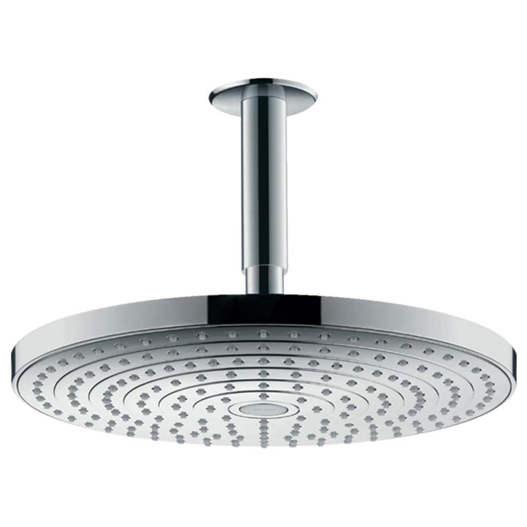 hansgrohe Raindance Select S 300 Duschkopf, Kopfbrause für Deckenmontage, 2 Strahlarten, Chrom 2 Str