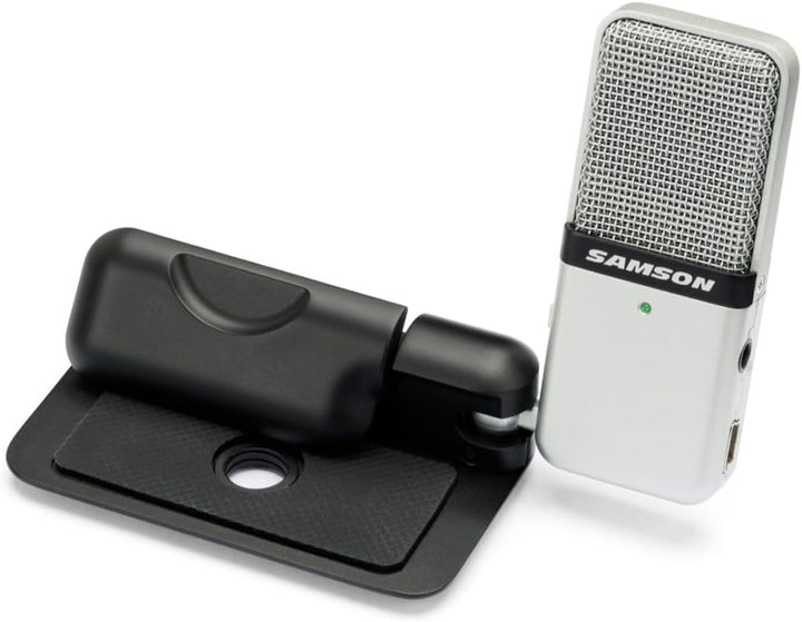 Samson Go Mic Clip-On USB Mikrofon f1/4r Laptop Computer silber