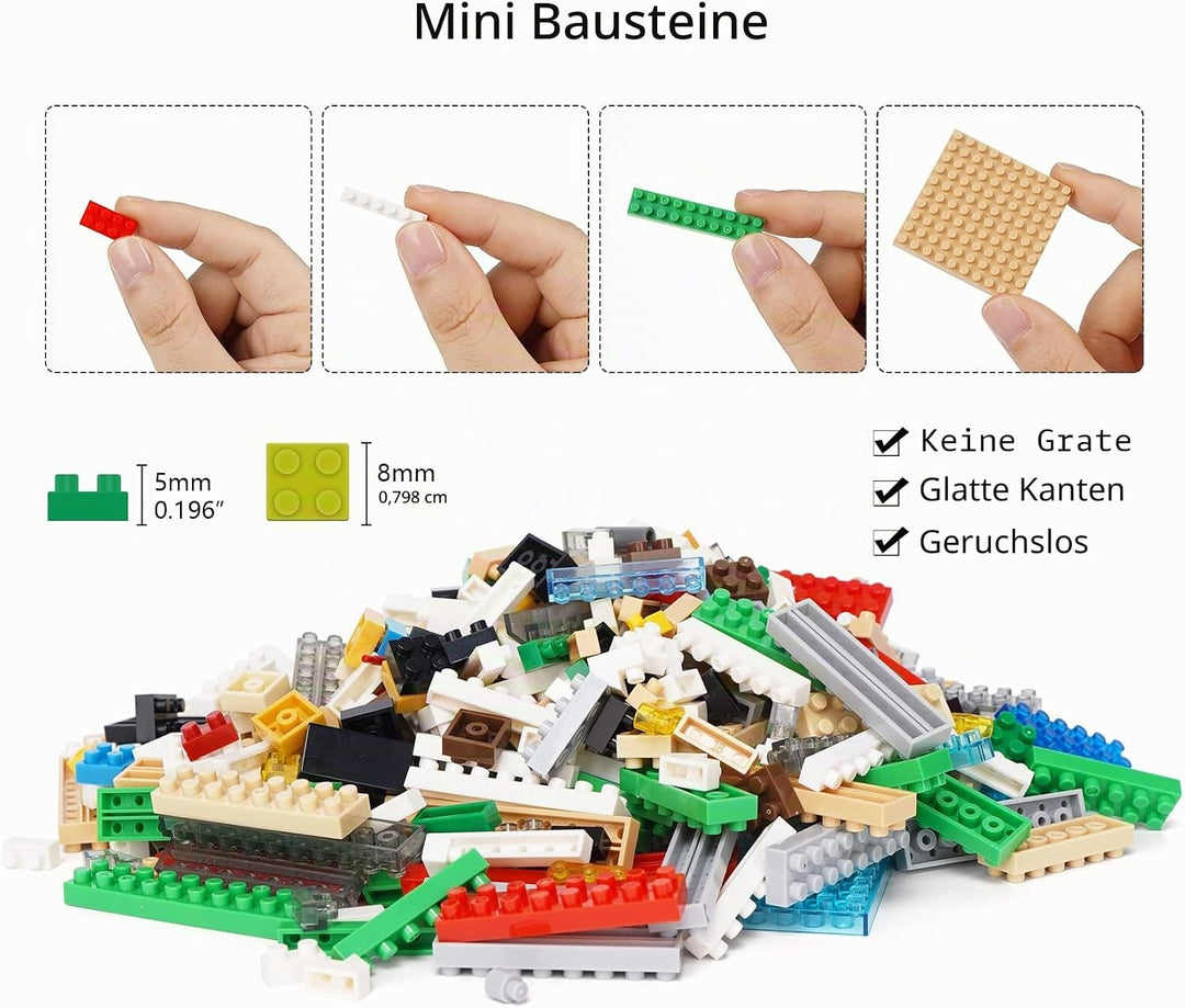 LULUFUN Baustein-Set, Arc De Triomphe Architecture Model Blocks Kit, Sammelmodell-Sets zum Bauen, Sp
