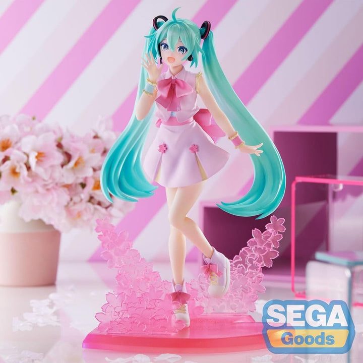 SEGA GOODS Hatsune Miku - Sakura Miku Omutatsu Vers. - Statuette Luminasta 21cm