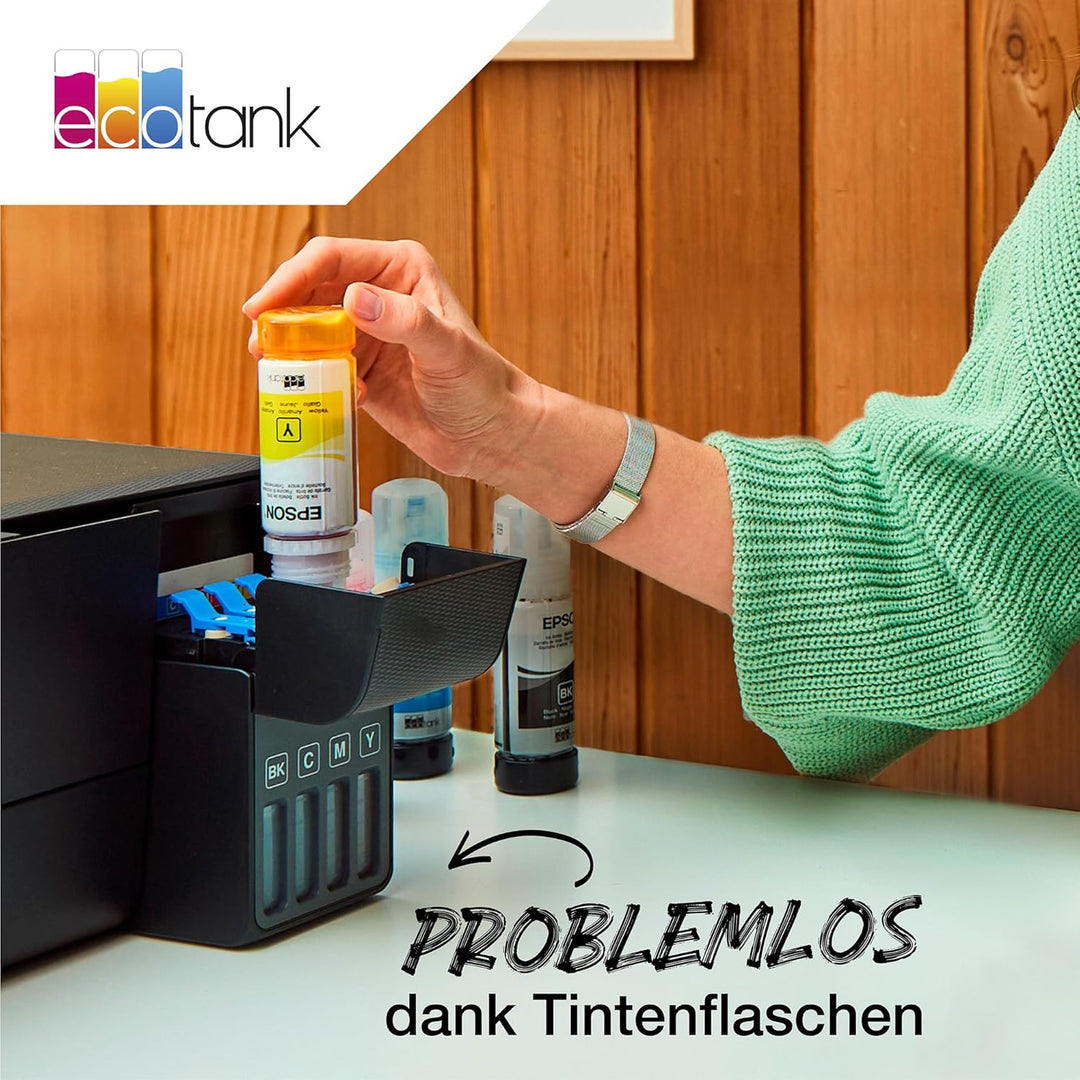 Epson C13T03R640 Tinte (4) Cyan, Magenta, gelb, schwarz 337 ml 25.500 Seiten Flasche EcoTank 102, st