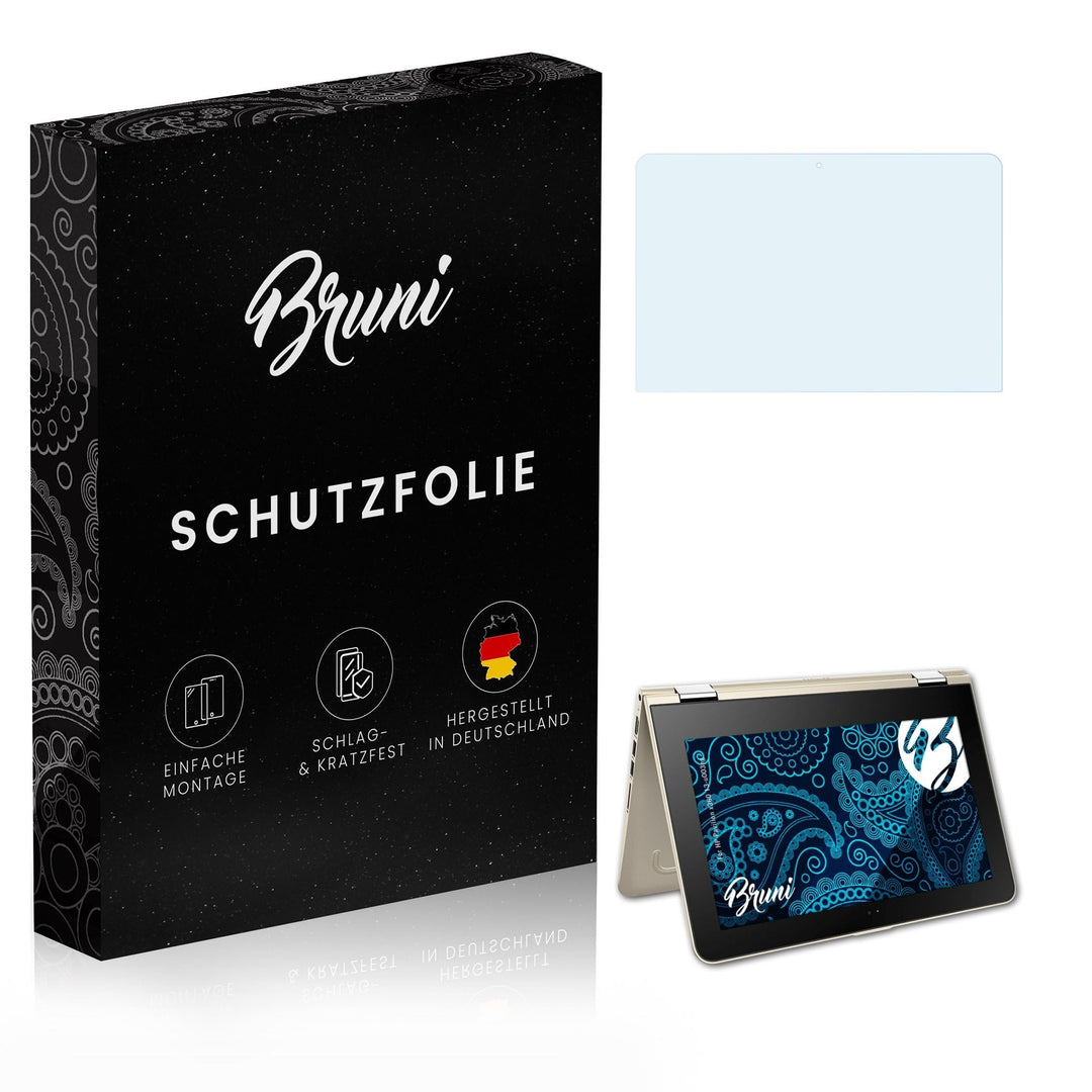 Bruni Schutzfolie kompatibel mit HP Pavilion x360 13-u003ng Folie, glasklare Displayschutzfolie (2X)
