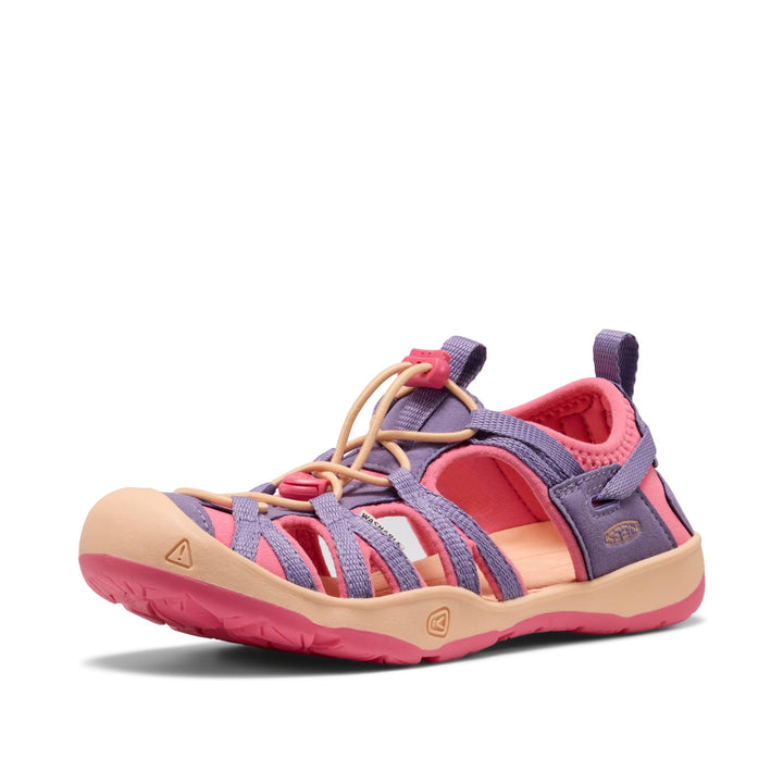 Keen SEACAMP II CNX T-RAVEN/YELLOW 1010094 Unisex-Kinder Sandalen 24 EU Lila Dunst Rosa Limonade, 24