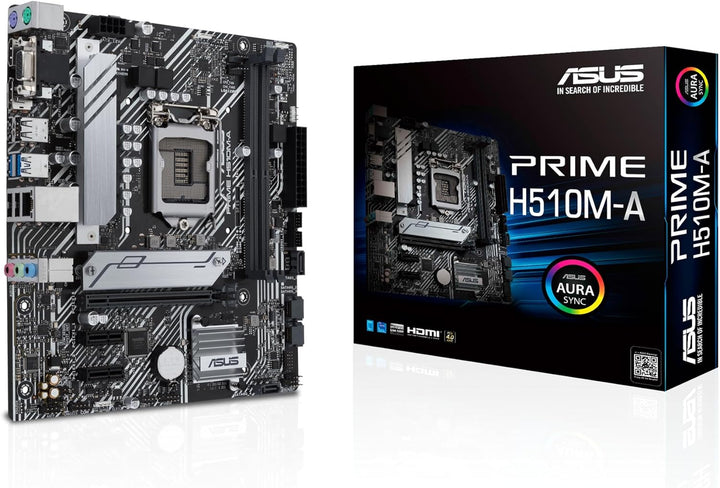 ASUS Prime H510M-A Gaming Mainboard Sockel Intel LGA1200 (mATX, M.2, USB 3.2 Gen 1 Typ-A, Intel 1Gbi