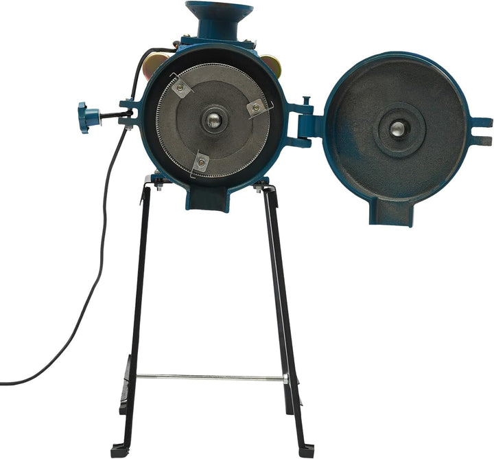 Elektrisch Getreidemühle Schrotmühle Futtermühle Malzmühle 1500W 1400RPM mit Trichter für Mais Reis
