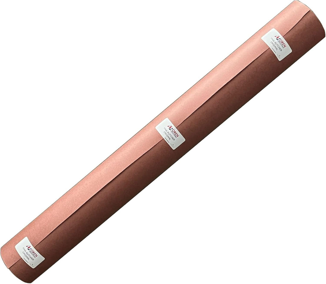 Oren Pink Butcher Paper BBQ Kraftpapier - 20m x 61cm - Das ORIGINAL Butcher Papier aus USA für perfe
