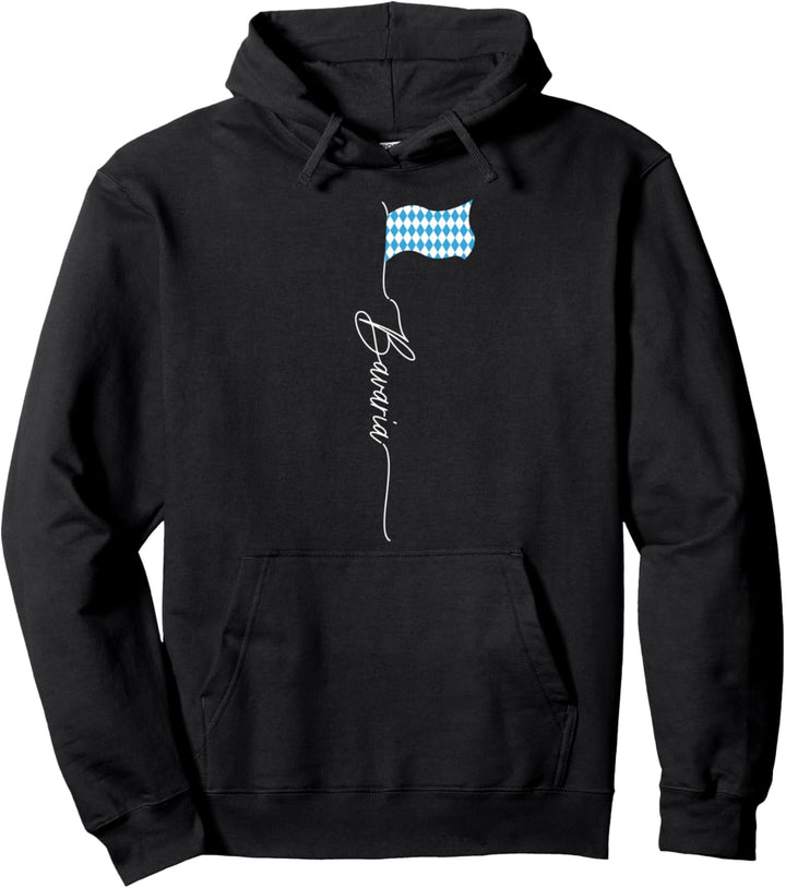 Flagge Bayern - Englische Rechtschreibung, Regionalflagge Deutschland Pullover Hoodie