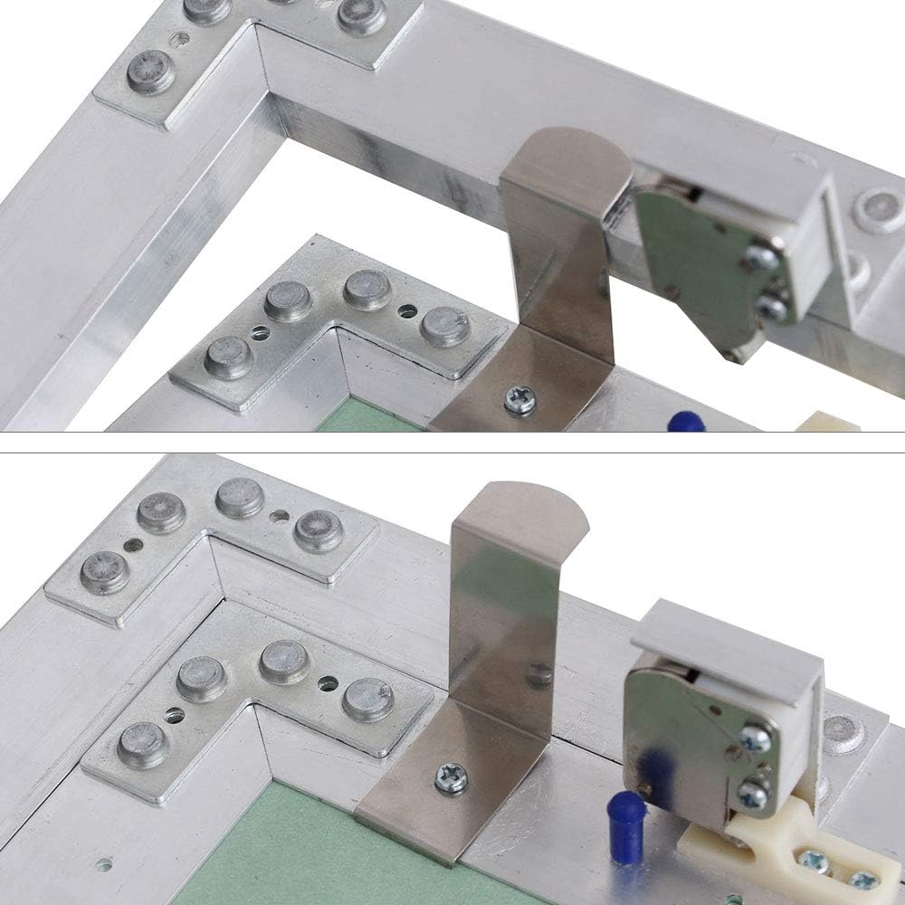 Revisionsklappe Revisionstür Aluminium-Rahmen Gipskarton Revisionstür 25x30 cm V2Aox