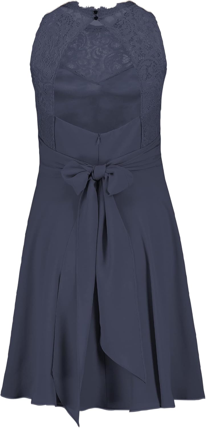Vera Mont Damen Kleid 44 Dunkelblau, 44 Dunkelblau
