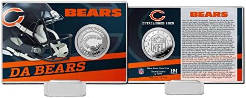 Highland Mint Chicago Bears Team History Silver Coin Card