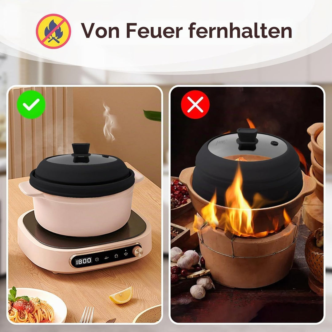 Mikrowellen-Spritzer-Abdeckung, Mikrowellen-Abdeckung für Lebensmittel, faltbarer Tellerdeckel mit e