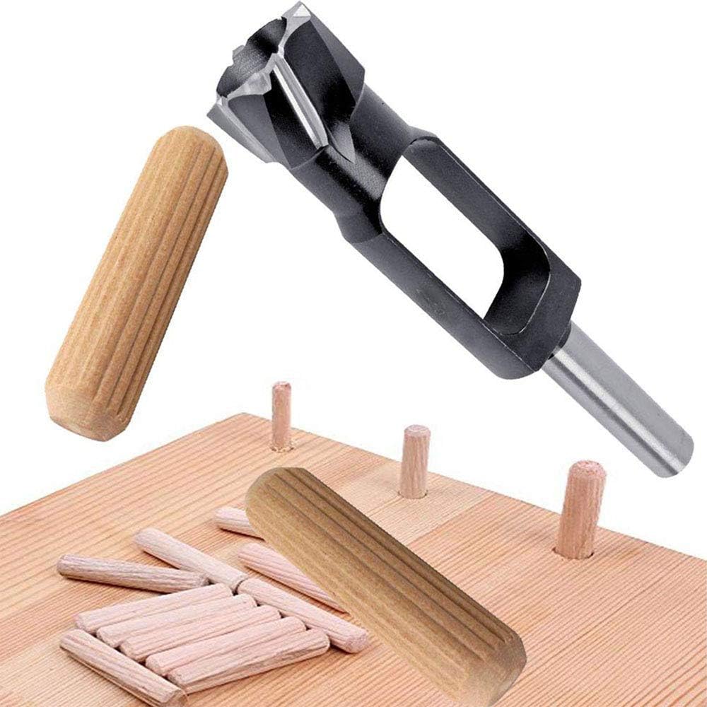 tooloflife Holzstopfenschneider, 13 mm 1/2 Zoll Schaft, Durchmesser 8 mm 10 mm 12 mm 14 mm 15 mm 16