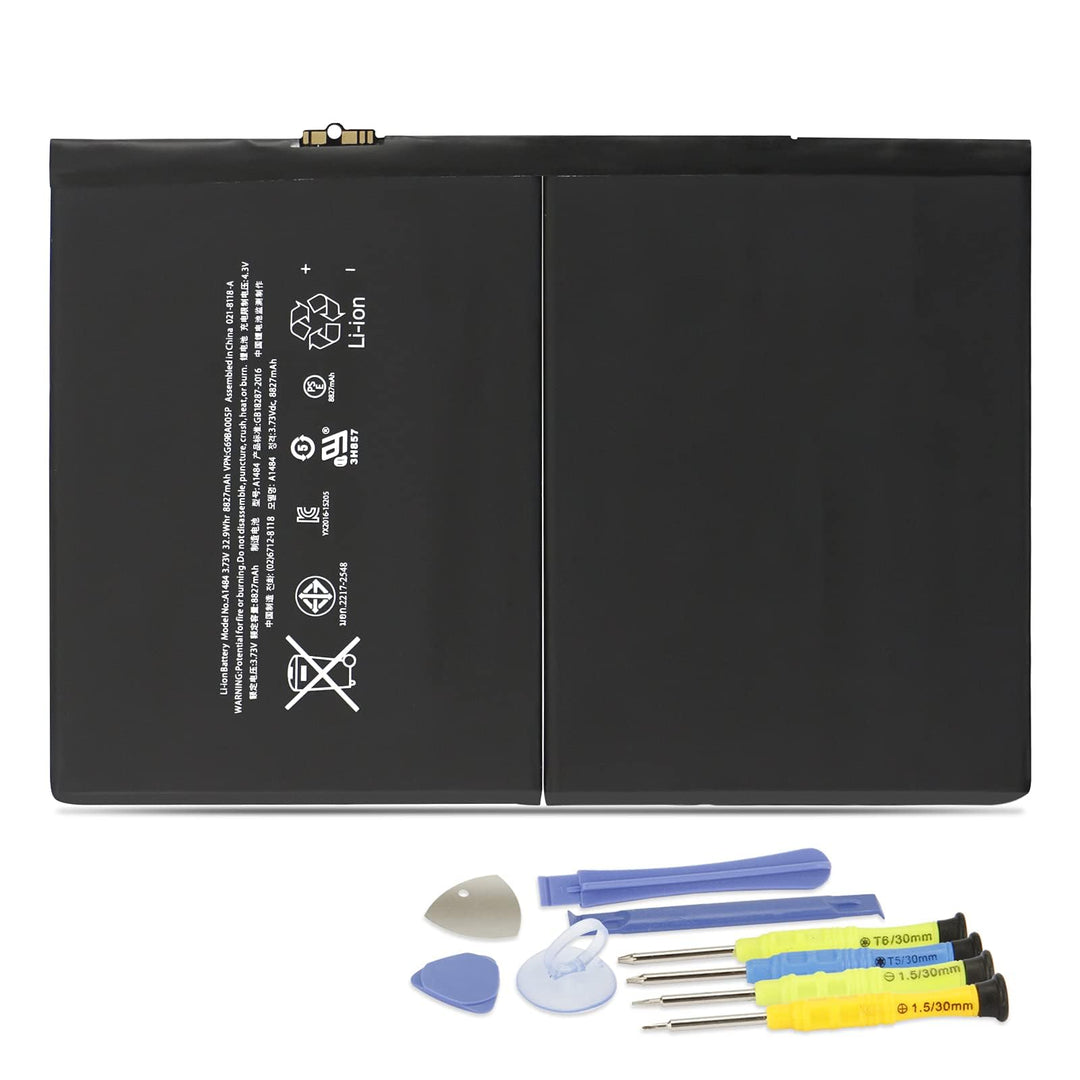 ANTIEE 8827mAh 32.9Wh A1484 Replacement Tablet Akku für iPad 2017 A1822 A1823 iPad 2018 A1893 A1954