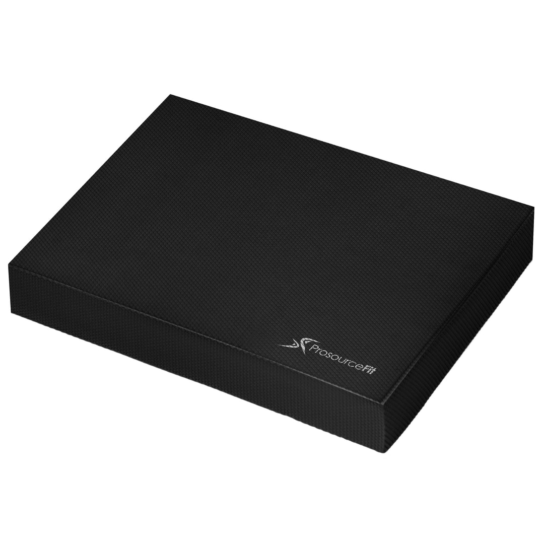 ProsourceFit Unisex-Adult PS-1043-bp-l-red Exercise Balance Pads Black - L - (15.5 x 12.75), Black -