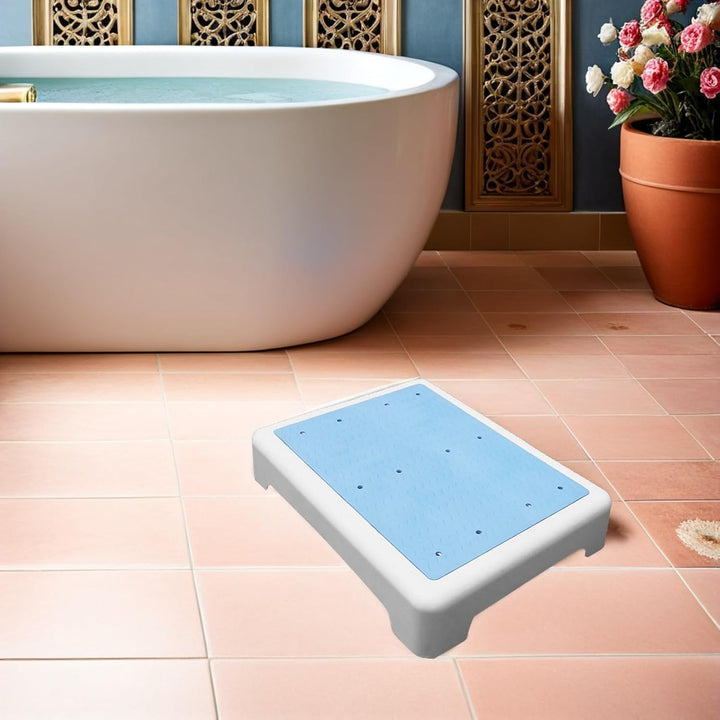 Beavorty Rutschfester Badewannentritt mit Nonslip Design aus Pp und TPR Minimalistischer Badewannent