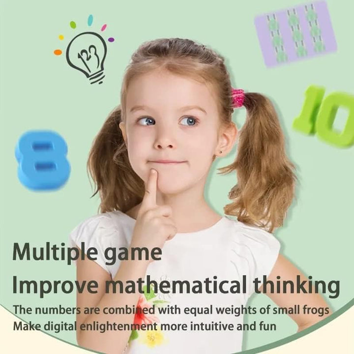 Montessori Mathematik-Spielzeug, Mathematik, Lernspielzeug, Math-Spielzeug, Frosch, Mathblock, Digit