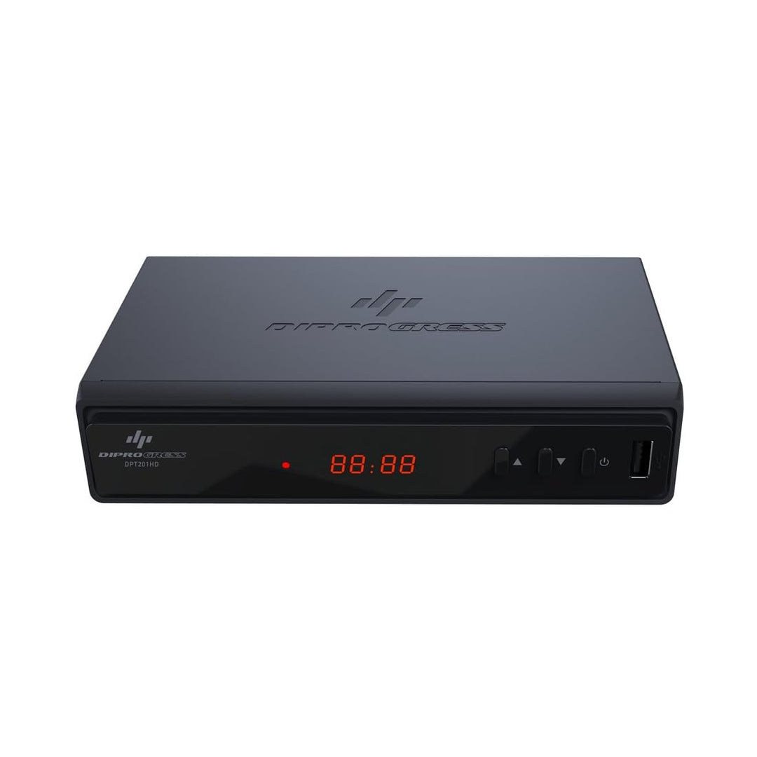 Diprogress DT201HD Digitaler terrestrischer DVB-T2 hevc Main 10 schwarz