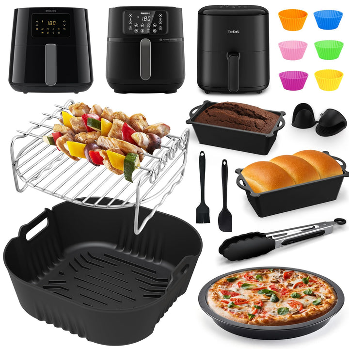 Heissluftfritteuse Zubehör für Philips Essential Airfryer XL 6,2L HD9270/90, Philips 5000 Series XXL