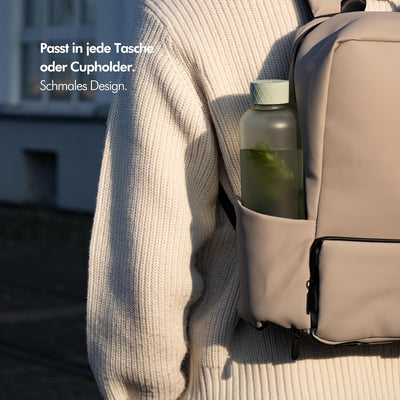 KIVY Tritan Trinkflasche 1l Kohlensäure geeignet & auslaufsicher - Wasserflasche 1l - Wasser Flasche