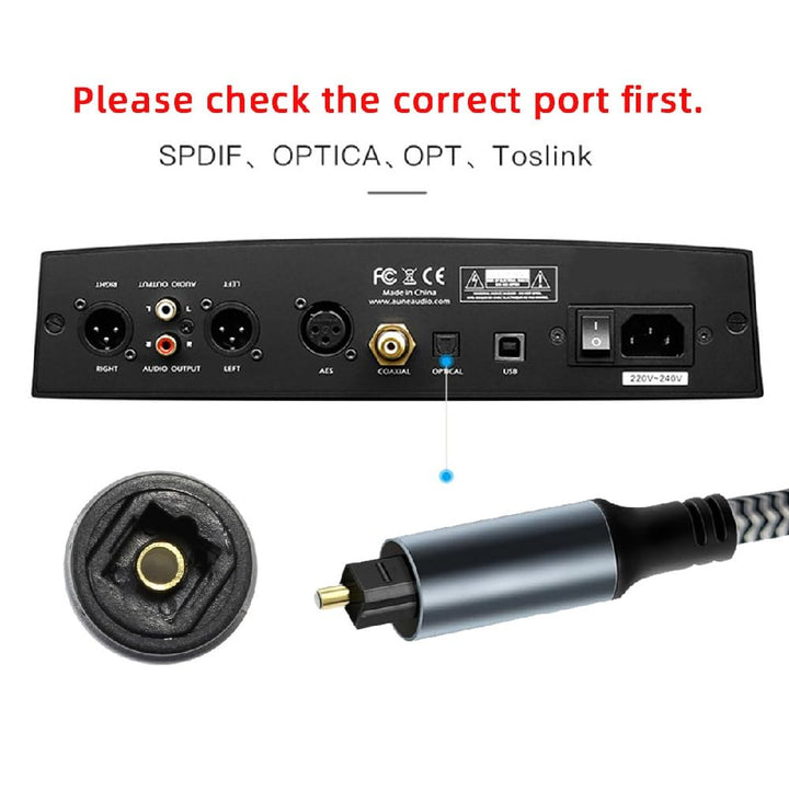 xiwai USB-C auf SPDIF Toslink Optisches Audiokabel Opt-Stecker Typ-C auf Digital Fiber Optic Sound I