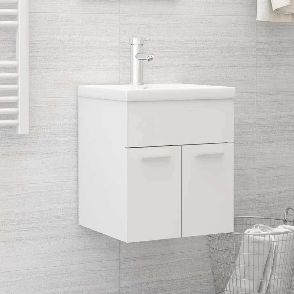 vidaXL Waschbeckenunterschrank Waschtisch Unterschrank Badmöbel Badschrank Badezimmerschrank Badezim