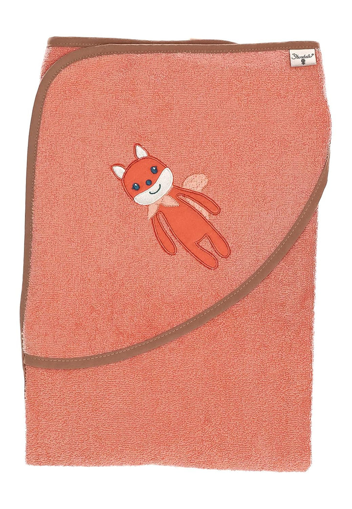 Sterntaler Baby Mädchen Badetuch Baby GOTS Enna Uni - Badeponcho Baby, Kapuzenhandtuch, Badehandtuch