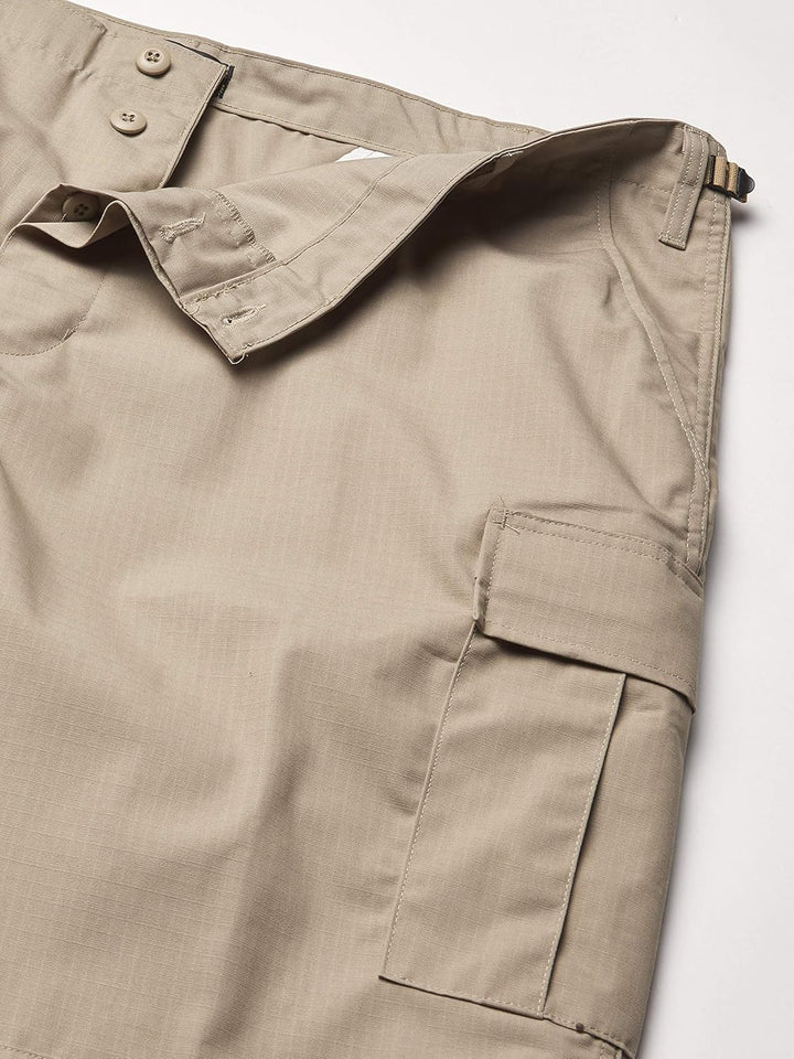 Tru-Spec Herren-Hose aus Polyester und Baumwolle, Ripstop-Hose S Khaki, S Khaki