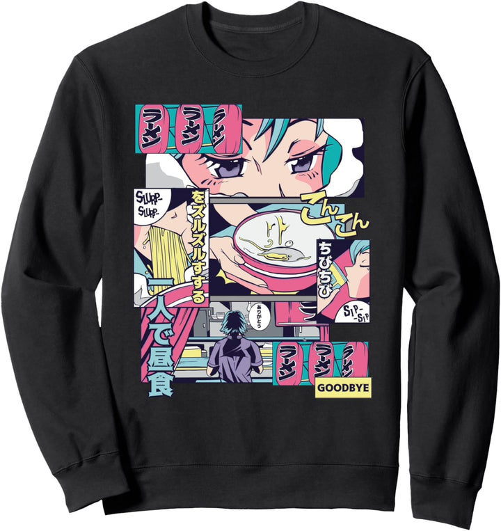 Der Ramen Shop | Japanisches Anime Manga Comic Vaporwave Sweatshirt
