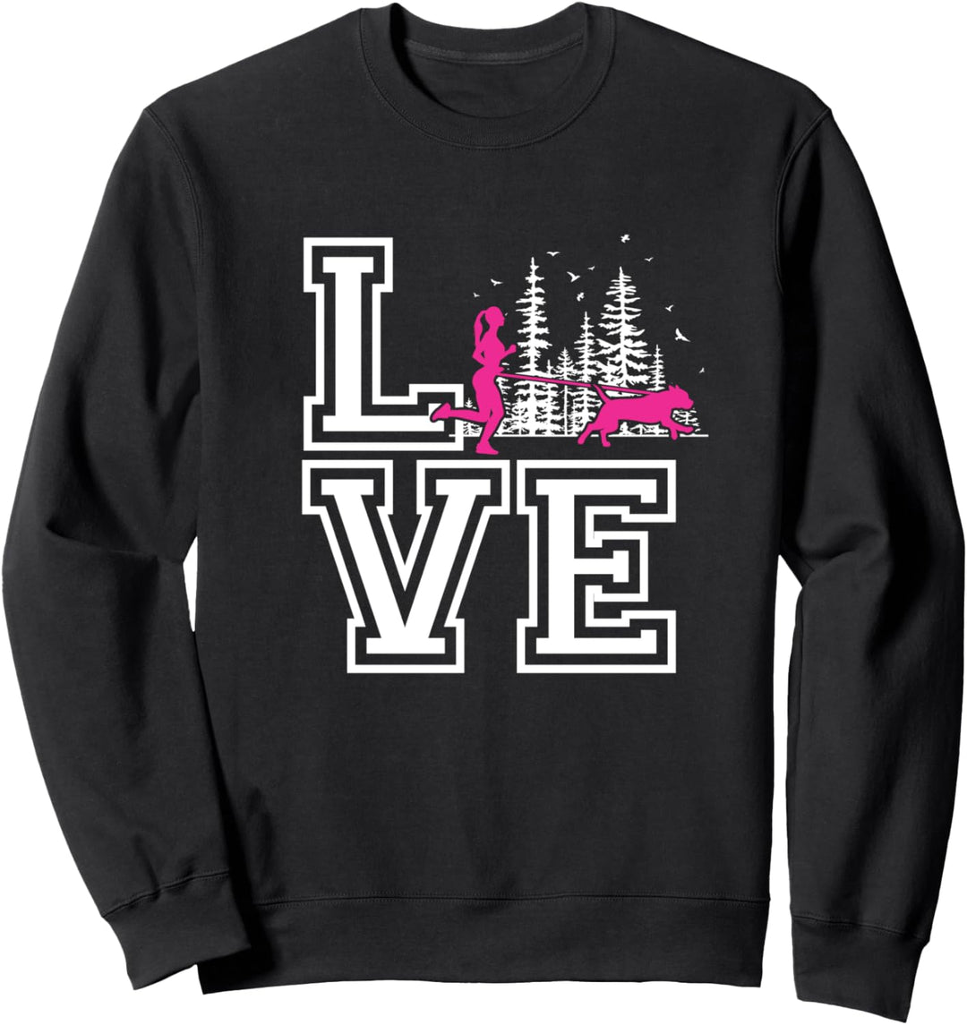 Hundesport Laufen Love - Zughundesport Sweatshirt