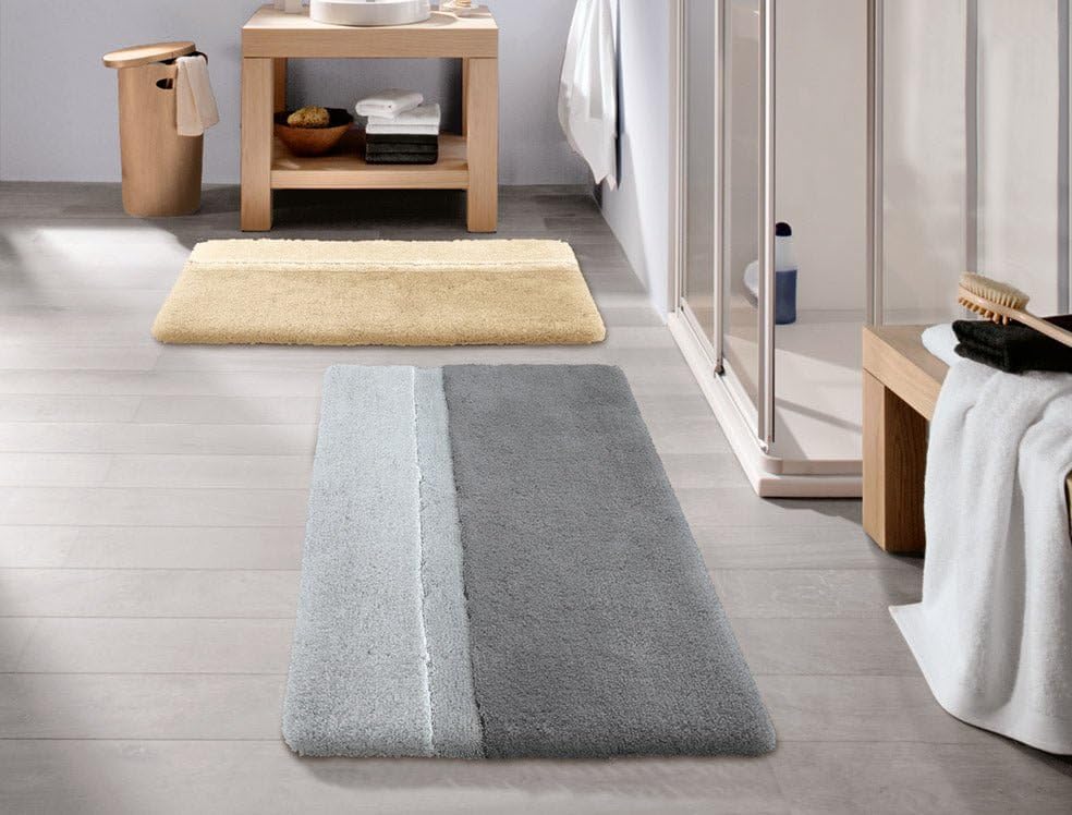 Kleine Wolke Life Badteppich, Baumwolle, Anthrazit, 1 cm cm, 55x65cm 55x65cm Anthrazit, 55x65cm Anth