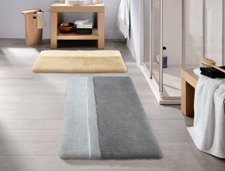 Kleine Wolke Life Badteppich, Baumwolle, Anthrazit, 1 cm cm, 55x65cm 55x65cm Anthrazit, 55x65cm Anth