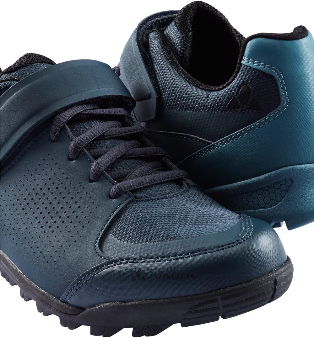 VAUDE Unisex Downieville Low Mountainbike Schuh 36 EU Blue Gray Dark Sea, 36 EU Blue Gray Dark Sea