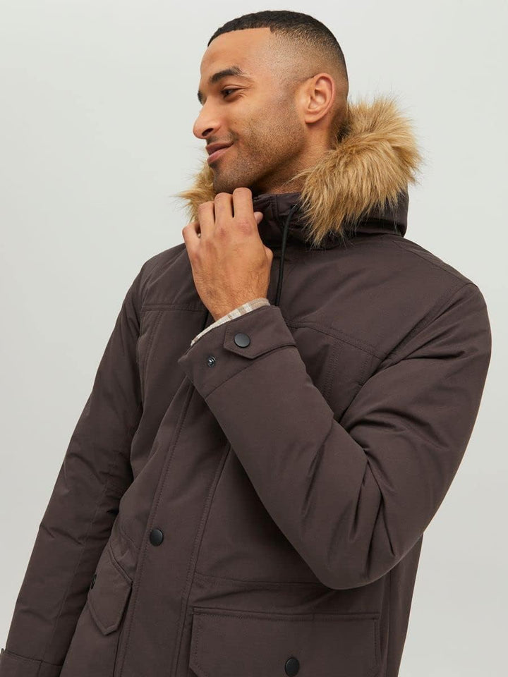 JACK & JONES Herren Jjwinner Parka Fur Jacket, S