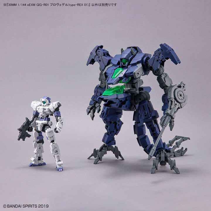 Bandai Spirits (30 mm – 1/144 eEXM GIG-R01 Provedel (Typ -Rex 01) – Modellbausatz