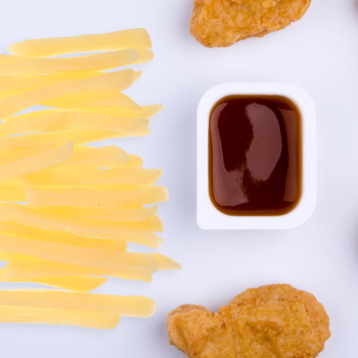 NUOBESTY 30 Stücke Gefälschte Pommes Frites Gefälschte Fast Food Simulation Künstliche Lebensmittel