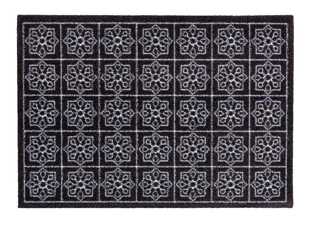 Astra rutschfeste Sauberlaufmatte innen - Fliesen 50 x 70 cm - Wohnraum Fussmatte Design - Extrem sa
