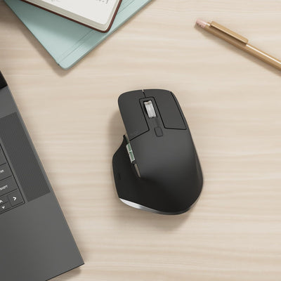 Logitech MX Master 3S für Mac - Kabellose Bluetooth-Maus mit ultraschnellem Scrollen, Ergo, 8K DPI,