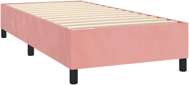 vidaXL Boxspringbett Bettgestell Einzelbett Polsterbett Bett Hotelbett Bettrahmen Lattenrost Schlafz