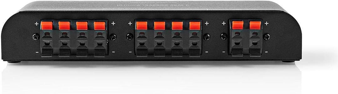 TronicXL Lautsprecher Umschaltbox Umschalter für 4 Lautsprecherpaare Stereo 4fach Analog Audio Schal