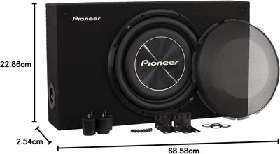 Pioneer TS-A3000LB Passiv Subwoofer, leistungsstarker Gehäuse Subwoofer mit 1500 W Maximalleistung,