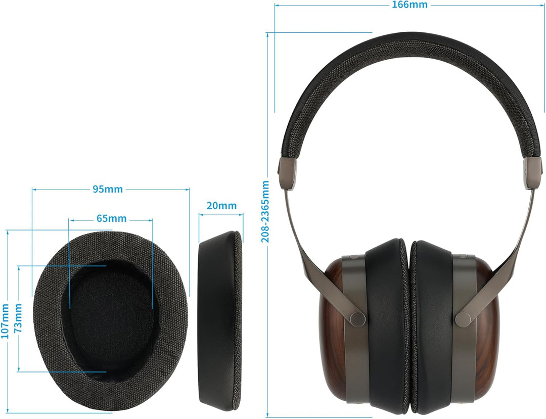 SIVGA SV021 PRO Hi-Fi Kopfhörer mit 50mm Dynamik-Treibern geschlossenes Holzgehäuse hohe Auflösung D